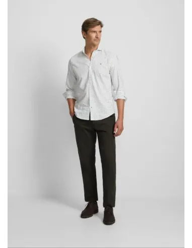 PANTALON CHINO VERDE SILBON HOMBRE