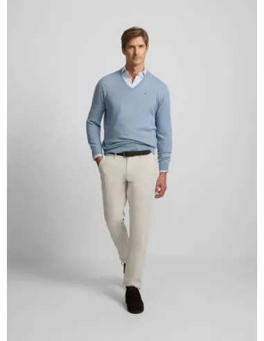 PANTALON CHINO PIEDRA SILBON HOMBRE