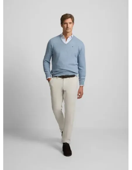 PANTALON CHINO PIEDRA SILBON HOMBRE