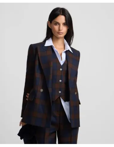 AMERICANA CUADROS SILBON MUJER