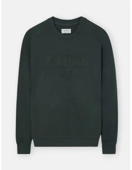 SUDADERA LOGO VERDE BOTELLA SILBON HOMBRE