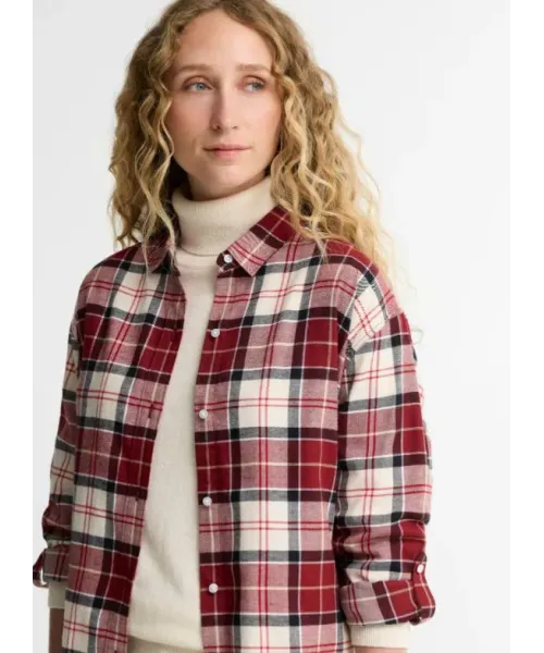 CAMISA CUADROS ELISHAW BARBOUR MUJER 2