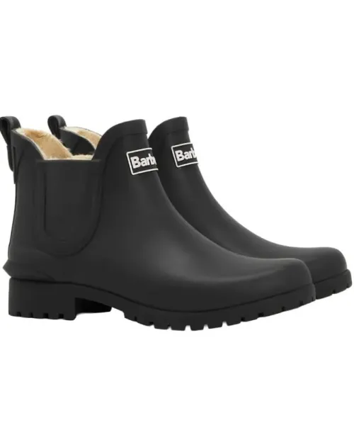 BOTA DE AGUA NEGRA KIRKTON BARBOUR MUJER