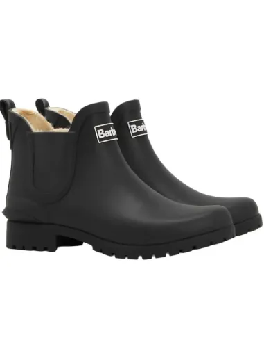 BOTA DE AGUA NEGRA KIRKTON BARBOUR MUJER