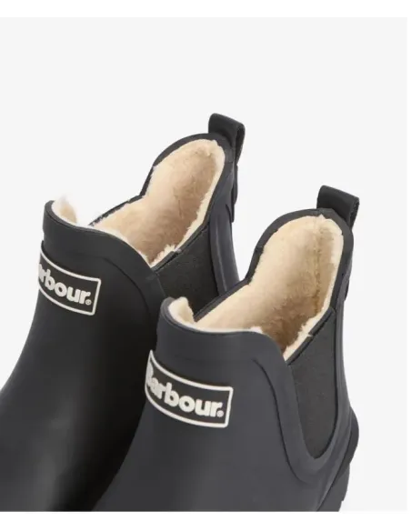 BOTA DE AGUA NEGRA KIRKTON BARBOUR MUJER