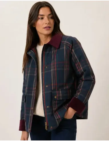 PARKA CUADROS SOLERA MUJER