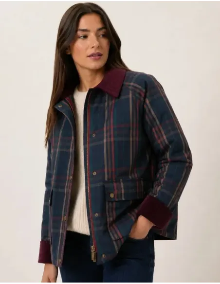 PARKA CUADROS SOLERA MUJER