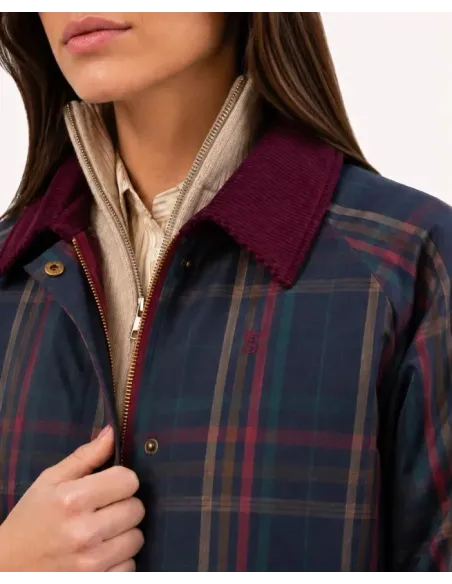 PARKA CUADROS SOLERA MUJER