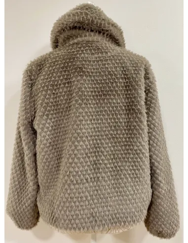 CAZADORA PELO TOPO SATINETTE