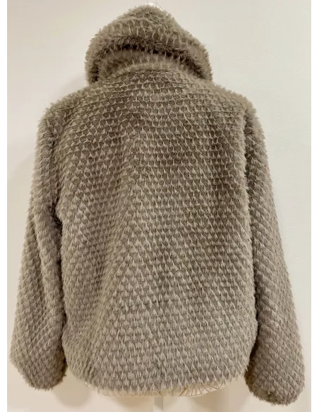 CAZADORA PELO TOPO SATINETTE