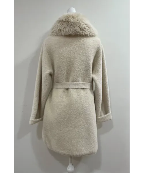 CHAQUETA DE PELO NATA SATINETTE 2