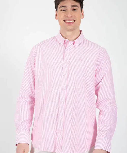 CAMISA MIL RAYAS ROSA SOLERA HOMBRE