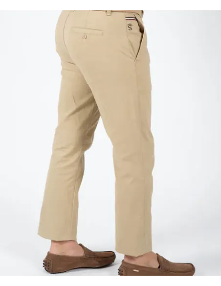 PANTALON CHINO TOSTADO SOLERA HOMBRE