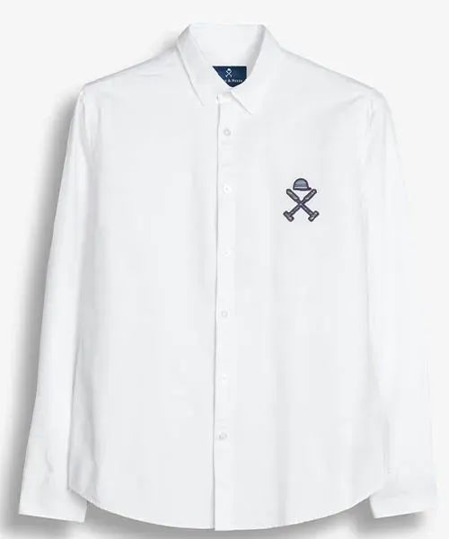 CAMISA LOGO BLANCA HARPER&NEYER