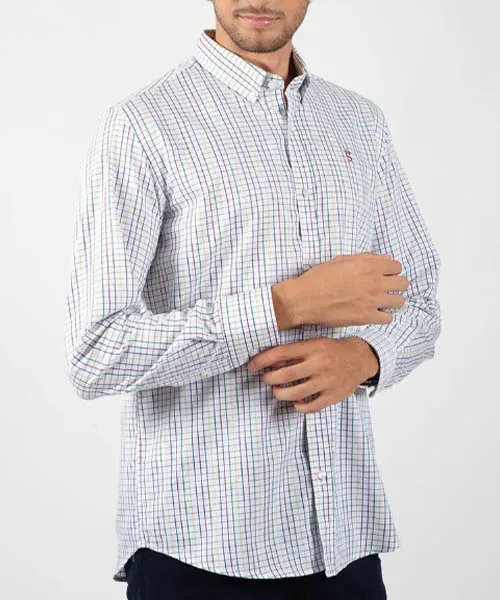 CAMISA CUADRITOS MULTICOLOR SOLERA HOMBRE