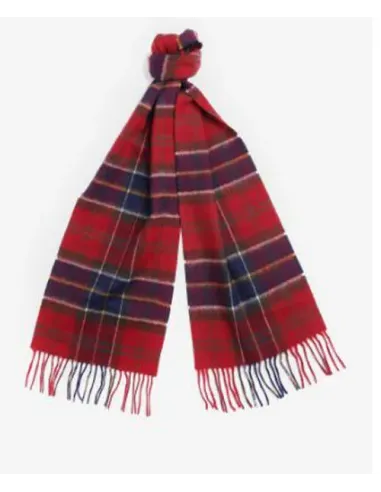 BUFANDA TARTAN ROJO BARBOUR