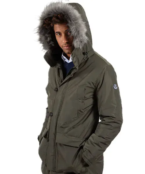 PARKA CAPUCHA KAKI SOLERA HOMBRE