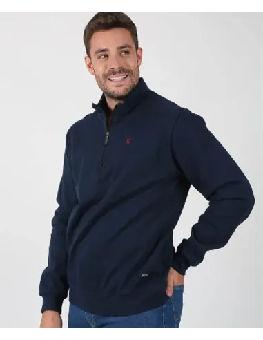 SUDADERA AZUL SOLERA HOMBRE