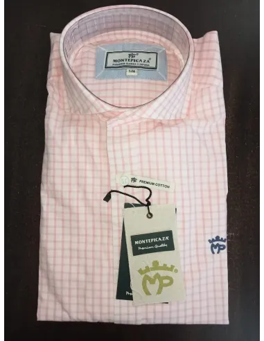 CAMISA CUADROS ROSA MONTEPICAZA