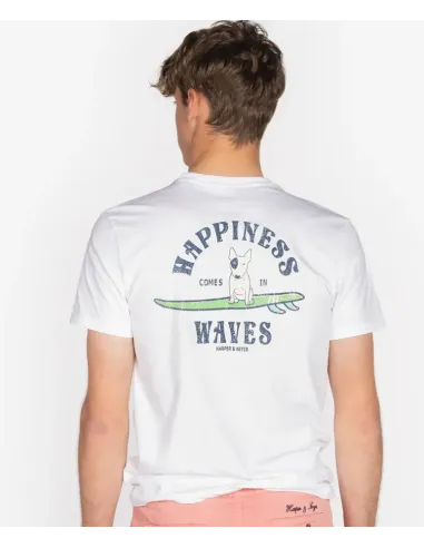 CAMISETA WAVES BLANCA HARPER&NEYER